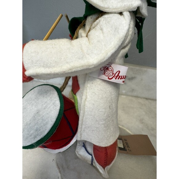 Annalee Vintage 1995 Drummer Boy on Snow Base Drum Christmas - Picture 4 of 12